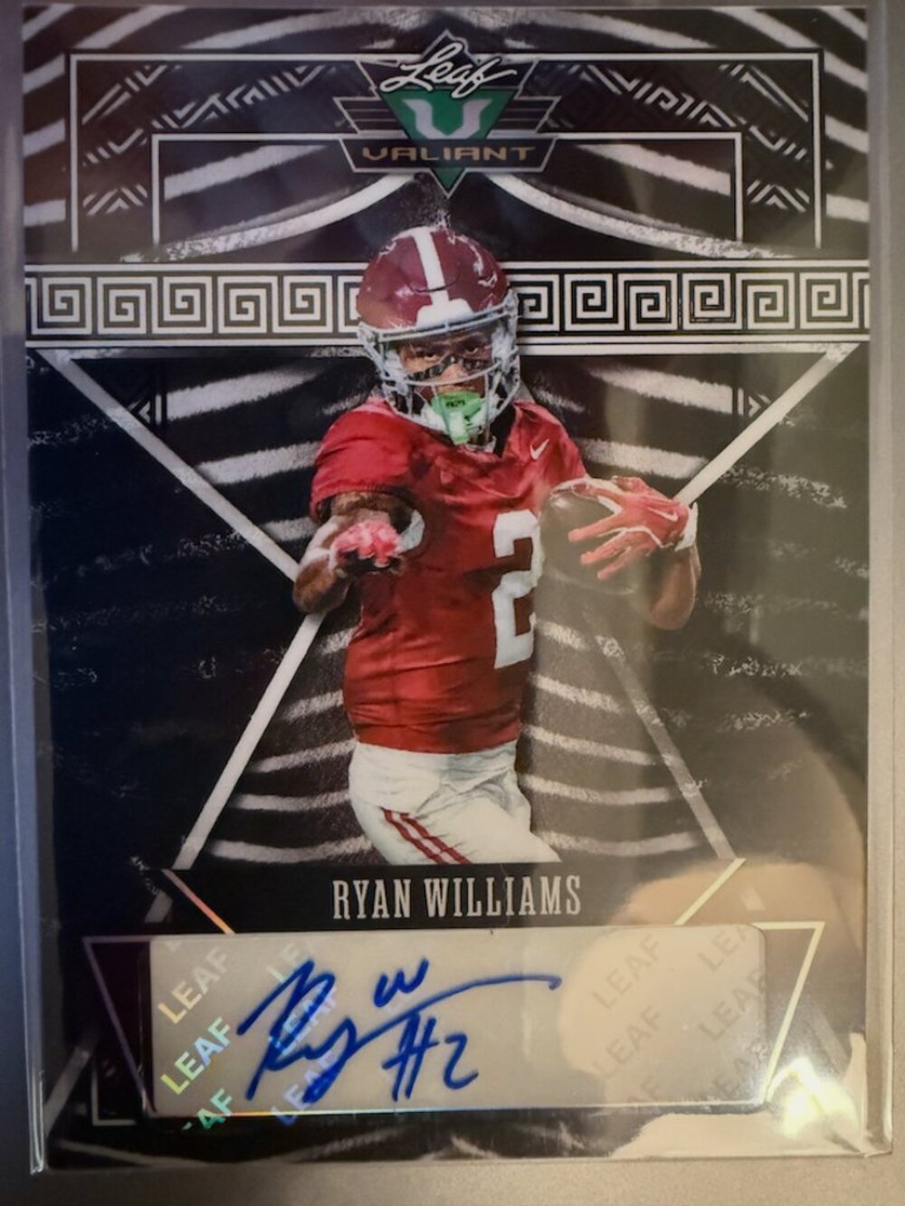 Ryan Williams Auto V-RW2 | Leaf Valiant | 1/4